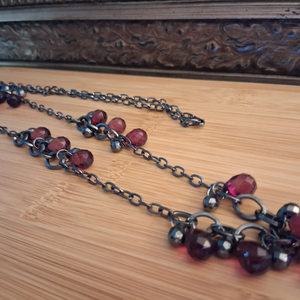 Elegant Garnet Necklace
